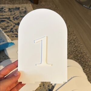 Wedding Table Nos. 1-20 plus extras